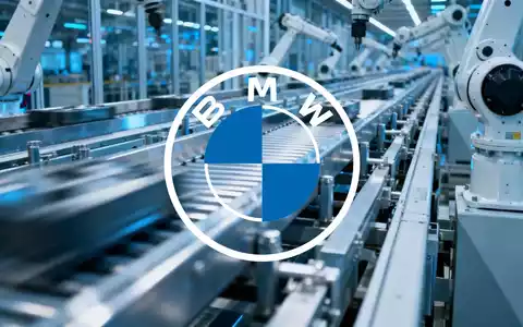 Abstrakte Darstellung einer modernen Automobilfertigung in einer hochtechnisierten Fabrik mit Fokus auf Industriedesign. - Foto: über boerse-global.de