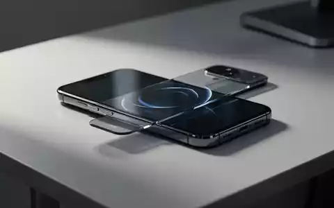 Schlankes, modernes Smartphone auf einem minimalistischen Schreibtisch, das für kommende Mobiltechnologie und Software-Updates steht. - Foto: über boerse-global.de