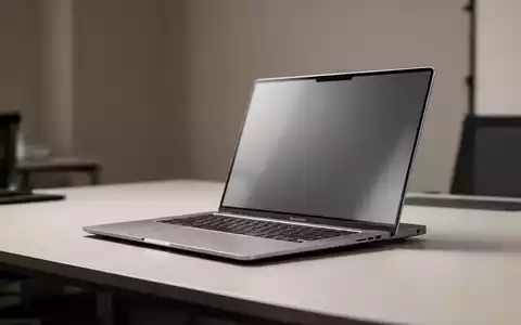Schlankes, ultradünnes High-End-Notebook auf einem minimalistischen Schreibtisch, das die neue MacBook-Design-Roadmap repräsentiert. - Foto: über boerse-global.de