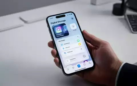 Ein iPhone wird in der Hand gehalten, um die Speicherverwaltung von Fotos zu symbolisieren. - Foto: über boerse-global.de