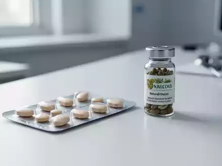 Medikamentenpackung und Naturheilmittel auf einem hellen Schreibtisch zur Illustration der Arzneimittelsicherheit. - Foto: über boerse-global.de