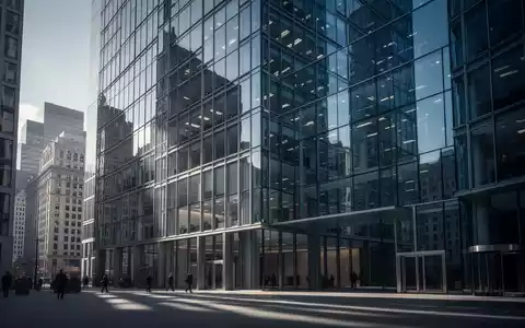 Ein modernes Bürogebäude in einem Finanzviertel, das die Ernsthaftigkeit und Transparenz im Wirtschaftskontext symbolisiert. - Foto: über boerse-global.de