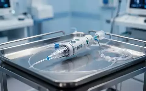 Medizinisches Katheter-Instrument auf einem sterilen Instrumententisch in einer modernen Klinik. - Foto: über boerse-global.de