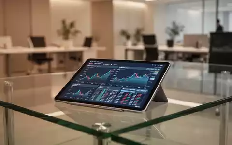 Modernes Büro mit digitalem Tablet, das Finanzdaten anzeigt, als Symbol für Gehaltstransparenz und Compliance. - Foto: über boerse-global.de
