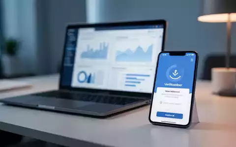 Laptop und Smartphone auf einem Schreibtisch, die digitale Zusammenarbeit und Technologie zur Wahlintegrität darstellen. - Foto: über boerse-global.de