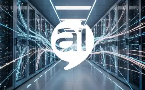 Abstrakte Darstellung von künstlicher Intelligenz und Datenwachstum in einem modernen Rechenzentrum. - Foto: über boerse-global.de