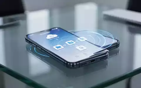 Moderner Smartphone-Bildschirm mit Cloud-Speicher-Symbolen auf einem sauberen, professionellen Schreibtisch. - Foto: über boerse-global.de