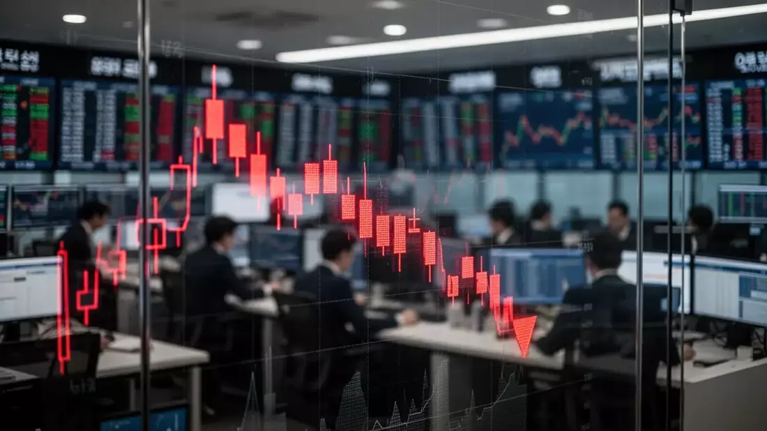 Südkoreanischer Aktienmarkt: Massiver Ausverkauf trifft KOSPI und ETF