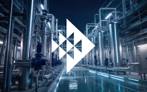 Moderne industrielle Wasseraufbereitungsanlage in einer abstrakten, professionellen Atmosphäre. - Foto: über boerse-global.de