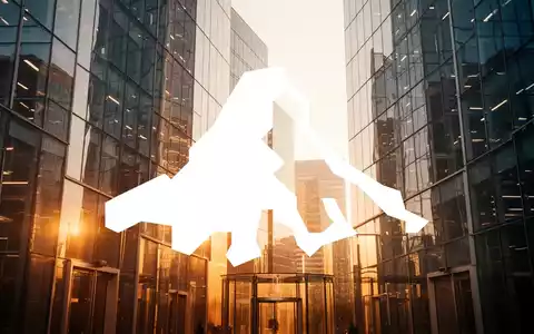 Abstrakte moderne Finanzarchitektur bei Sonnenlicht, die Wachstum und Stabilität symbolisiert. - Foto: über boerse-global.de