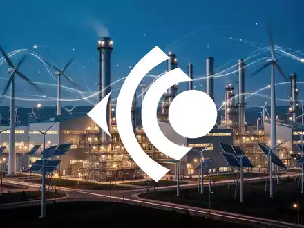 Abstrakte Darstellung von institutionellen Kapitalflüssen und moderner Energieinfrastruktur in professioneller Ästhetik - Foto: über boerse-global.de