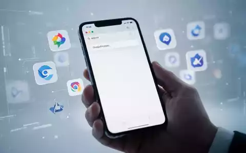 Modernes Smartphone mit Webbrowser-Oberfläche und Symbolen für neue mobile Erweiterungsfunktionen. - Foto: über boerse-global.de