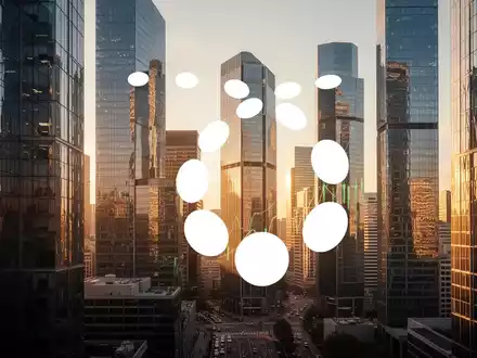 Moderne Finanzmetropole in der Abendsonne als Symbol für Investitionswachstum und positive Marktstimmung. - Foto: über boerse-global.de