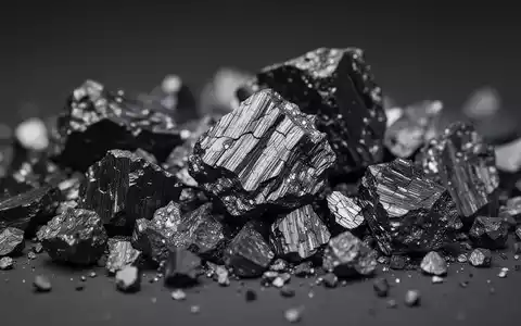 Nahaufnahme von hochreinem, kristallinem Graphitgestein in einer industriellen Umgebung - Foto: über boerse-global.de
