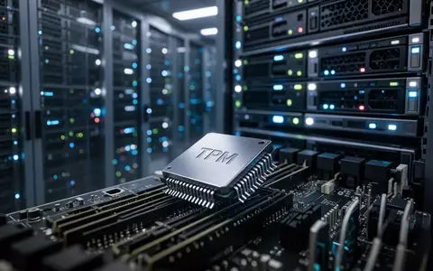 Nahaufnahme eines Hightech-Serverracks mit Fokus auf Hardwaresicherheitskomponenten in einem professionellen Rechenzentrum. - Foto: über boerse-global.de