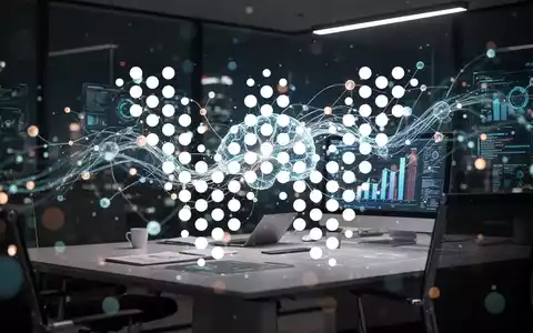 Abstrakte Darstellung von künstlicher Intelligenz und digitaler Vernetzung in einem modernen, professionellen Umfeld. - Foto: über boerse-global.de