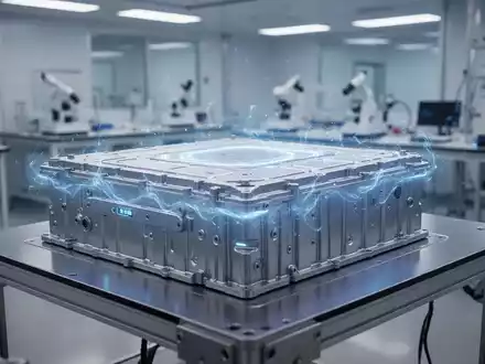 Hochmodernes Batteriemodul für Elektrofahrzeuge in einem Labor, das technologische Innovation symbolisiert. - Foto: über boerse-global.de