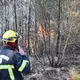 Die Feuerwehr ist rund um die Uhr im Einsatz.  - Bild: Katharina Kausche/dpa