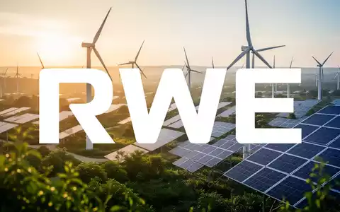 Moderne Windkraft- und Solaranlagen in einer grünen Landschaft bei Sonnenuntergang als Symbol für nachhaltiges Wachstum. - Foto: über boerse-global.de