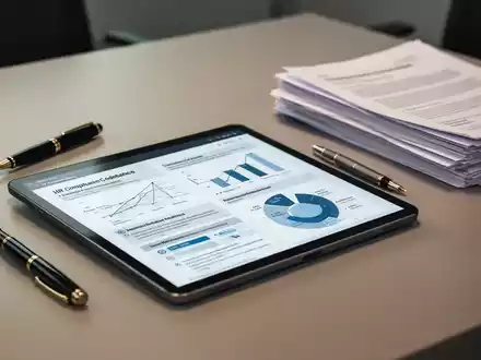 Digitales Tablet mit HR-Compliance-Diagrammen und Dokumenten auf einem modernen Schreibtisch. - Foto: über boerse-global.de