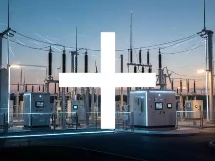 Moderne intelligente Stromnetz-Infrastruktur bei Dämmerung als Symbol für Energieeffizienz und Industrietechnik - Foto: über boerse-global.de