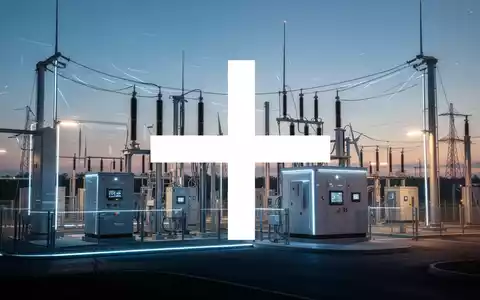 Moderne intelligente Stromnetz-Infrastruktur bei Dämmerung als Symbol für Energieeffizienz und Industrietechnik - Foto: über boerse-global.de