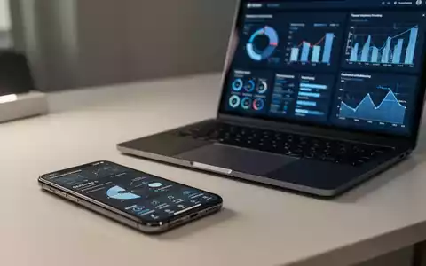 Smartphone und Laptop zeigen digitale Marketing-Analysen und Kampagnendaten auf einem modernen Schreibtisch. - Foto: über boerse-global.de