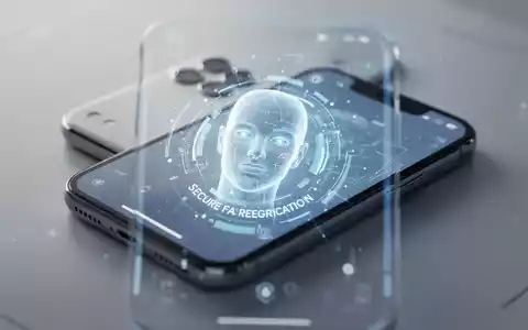 Ein Smartphone zeigt eine Benutzeroberfläche zur Gesichtserkennung für die Kontowiederherstellung. - Foto: über boerse-global.de