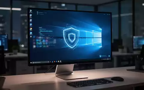 Moderner Computerarbeitsplatz mit hochwertigem Monitor in professionellem Büro. - Foto: über boerse-global.de