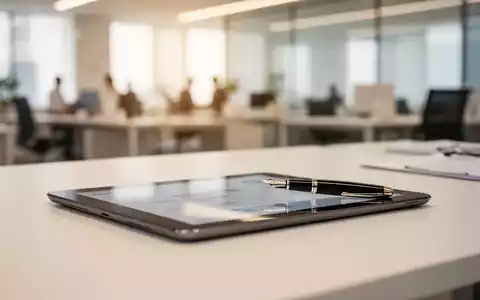 Ein moderner Schreibtisch mit Tablet und Füllfederhalter als Symbol für den Bürokratieabbau in der Wirtschaft. - Foto: über boerse-global.de