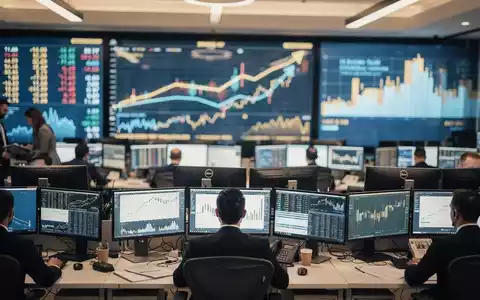 Abstrakte Finanzgrafiken und Börsentrends auf einem digitalen Bildschirm - Foto: über boerse-global.de