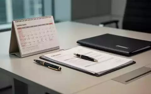 Ein moderner Schreibtisch mit Kalender und Dokumenten als Symbol für die Urlaubsplanung im Arbeitsalltag. - Foto: über boerse-global.de