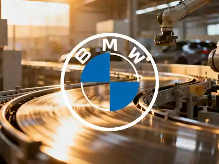 Moderne, elegante Produktionshalle in der Automobilindustrie bei stimmungsvollem Licht. - Foto: über boerse-global.de