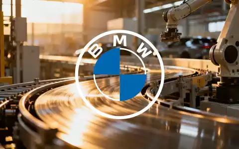 Moderne, elegante Produktionshalle in der Automobilindustrie bei stimmungsvollem Licht. - Foto: über boerse-global.de