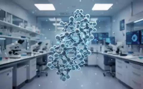 3D-Modell einer Protein-Struktur in einem modernen medizinischen Forschungslabor zur Veranschaulichung molekularer Prozesse. - Foto: über boerse-global.de