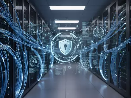 Digitale Datenströme und Serverraum-Infrastruktur als Symbol für wachsende Cyber-Sicherheitsrisiken und Datenlecks. - Foto: über boerse-global.de
