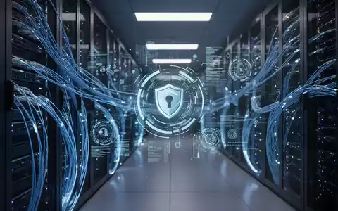Digitale Datenströme und Serverraum-Infrastruktur als Symbol für wachsende Cyber-Sicherheitsrisiken und Datenlecks. - Foto: über boerse-global.de