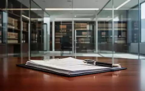 Ein moderner Schreibtisch mit Rechtsdokumenten in einer professionellen Kanzlei-Umgebung. - Foto: über boerse-global.de