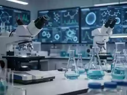 Modernes medizinisches Forschungslabor mit hochmoderner diagnostischer Ausrüstung und wissenschaftlichen Analysen. - Foto: über boerse-global.de