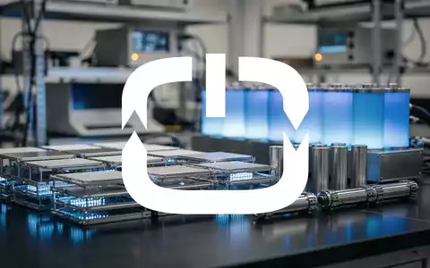 Abstrakte Darstellung einer modernen Batterietechnologie-Forschungsanlage in kühlem, professionellem Licht. - Foto: über boerse-global.de
