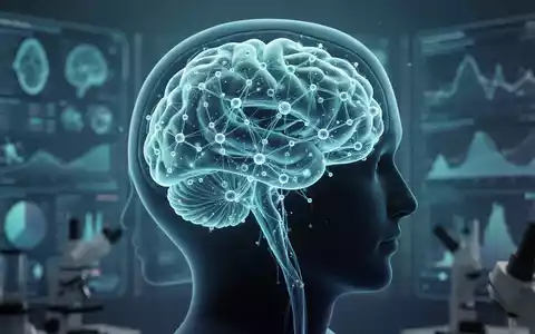 Abstrakte Darstellung eines neuronalen Netzwerks im menschlichen Gehirn als Symbol für neurologische Forschung. - Foto: über boerse-global.de