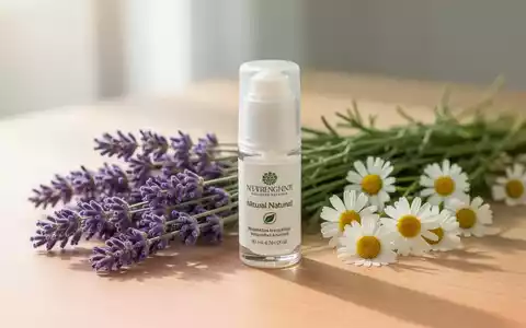 Ein natürlicher Roll-on zur Hautpflege neben frischem Lavendel und Kamillenblüten auf einer Holzoberfläche. - Foto: über boerse-global.de