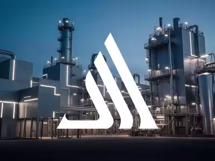 Abstrakte Industrielandschaft mit metallischen Strukturen in nächtlicher, atmosphärischer Beleuchtung. - Foto: über boerse-global.de