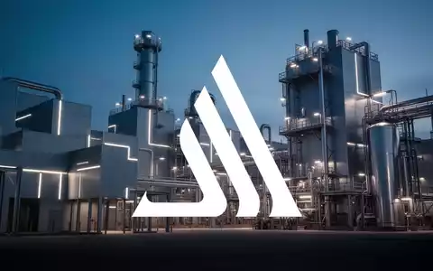 Abstrakte Industrielandschaft mit metallischen Strukturen in nächtlicher, atmosphärischer Beleuchtung. - Foto: über boerse-global.de