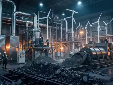 Moderne Industrieanlage für Graphitverarbeitung in einer professionellen, technologisch geprägten Umgebung. - Foto: über boerse-global.de