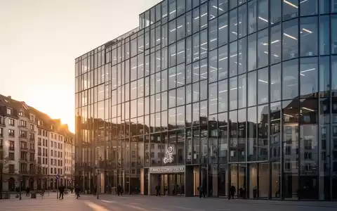 Modernes Bürogebäude in einer deutschen Stadt bei Sonnenuntergang als Symbol für Immobilienberatung und Finanzplanung. - Foto: über boerse-global.de