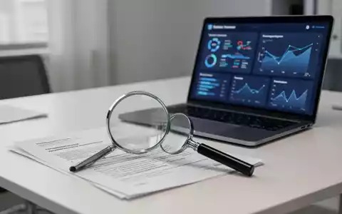Ein Schreibtisch mit juristischen Dokumenten, einer Lupe und einem Laptop, das ein E-Commerce-Dashboard zeigt. - Foto: über boerse-global.de