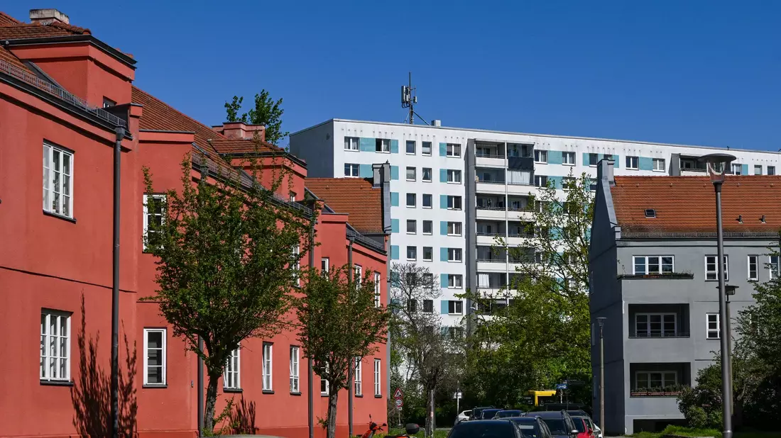Die Splanemann-Siedlung im Ortsteil Friedrichsfelde sieht so gar nicht nach Platte aus.  - Bild: Jens Kalaene/dpa
