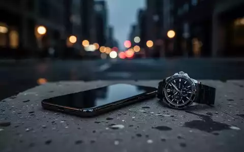 Ein hochwertiges Smartphone und eine Luxusuhr liegen auf einem dunklen Untergrund, symbolisch für die Zunahme von Raubdelikten. - Foto: über boerse-global.de