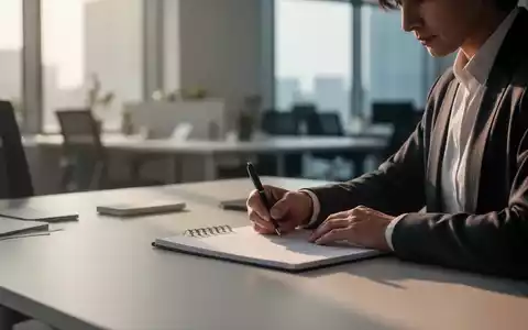 Eine Person arbeitet konzentriert an einem aufgeräumten Schreibtisch in einem hellen, ruhigen Büro. - Foto: über boerse-global.de